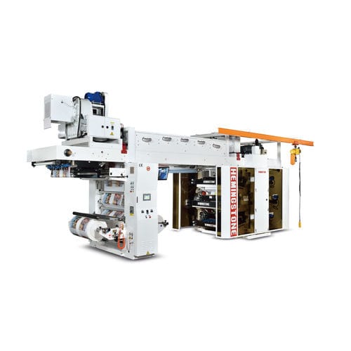 Presse flexographique à 8 couleurs - HM-1206CIEV-F - Hemingstone Machinery - à 6 couleurs / pour film en plastique