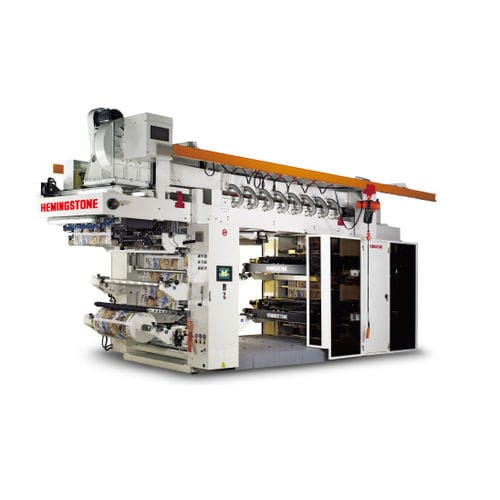 Presse flexographique stack - HM-804FP-OD/ 1004FP-OD/ 1204FP-OD/ 1404FP-OD/ 1604FP-OD - Hemingstone Machinery - à 4 couleurs / pour papier