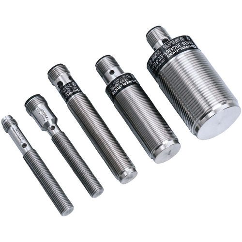 Capteur de proximité inductif - NMB series - Pepperl+Fuchs SE - cylindrique / analogique / en acier inoxydable
