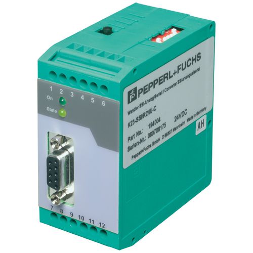 Convertisseur de signal SSI - K23 series - Pepperl+Fuchs SE - sur rail DIN / pour codeur angulaire