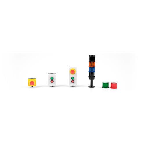 Colonne lumineuse à éclat - VAZ-CLAMP-70MM - Pepperl+Fuchs SE - à 3 couleurs / modulaire