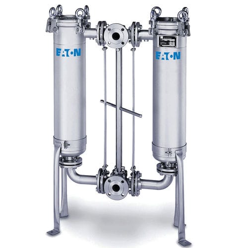 Carter de filtre multipoche - DUOLINE  - Eaton Hydraulics - pour liquide / en acier au carbone / en acier inoxydable