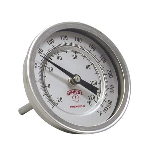 Thermomètre bimétallique - TBM Series - WINTERS INSTRUMENTS - analogique / à cadran / à insertion