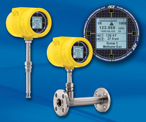 Débitmètre massique - ST series - FCI Fluid Components International - pour gaz / en ligne / à insertion