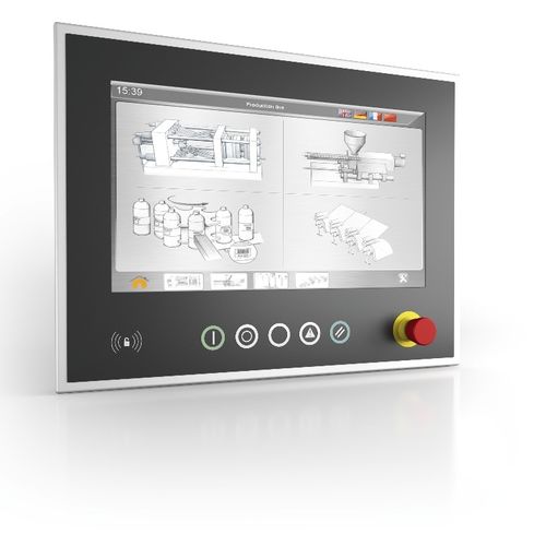 IHM en acier inoxydable - B&R Industrie-Elektronik - à écran tactile résistif / à technologie capacitive projetée / tactile multi-touch
