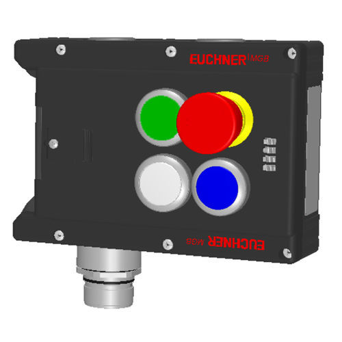 Serrure à boutons - MGB-L1-ARA-AI2A1-S6-L-119925 - EUCHNER GmbH + Co. KG - électromécanique / pour porte / en zinc