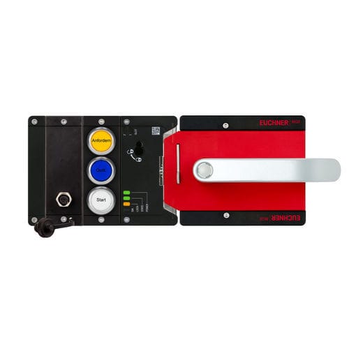 Serrure à poignée - MGB2-L1H-MLI-U-CA-R-161928 - EUCHNER GmbH + Co. KG - à boutons / électromécanique / pour porte