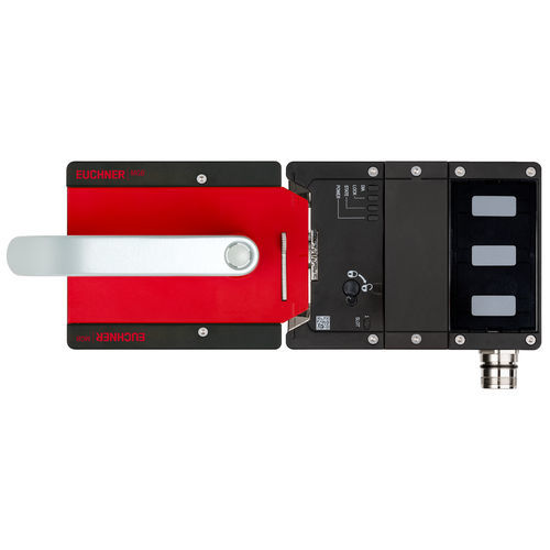 Serrure à poignée - MGB2-L1H-BP-U-S4-OY-L-167026 - EUCHNER GmbH + Co. KG - pour porte / en zinc / en acier inoxydable