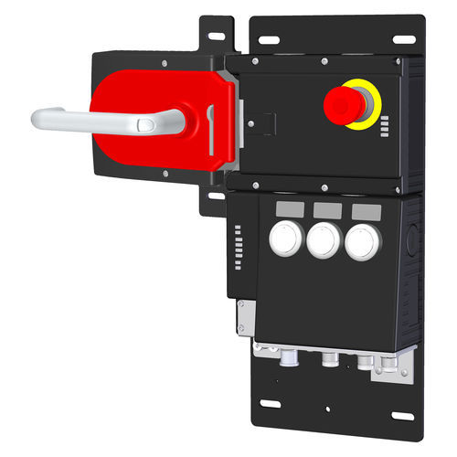 Serrure à poignée - MGB-L1HB-EIA-L-128327 - EUCHNER GmbH + Co. KG - à boutons / électromécanique / pour porte