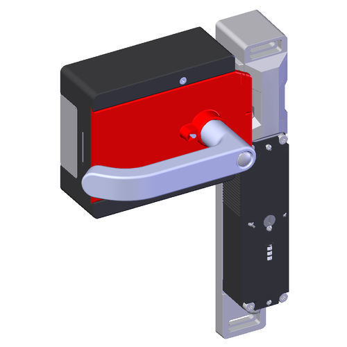 Serrure à poignée - MGBS-P-L1H-AP-U-L-SA-161567 - EUCHNER GmbH + Co. KG - électromécanique / pour porte / en zinc