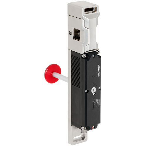 Serrure à poignée - MGBS-P-L1-AP-U-R-AE-SA-158320 - EUCHNER GmbH + Co. KG - électromécanique / pour porte / en zinc