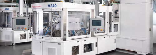 Capsuleuse à mouvement continu - A240 - Hinterkopf - modulaire / pour tubes / pour flexible