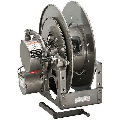 Enrouleur de câbles - ECR6600 Series - HANNAY REELS - motorisé / pour chantier de construction / fixe
