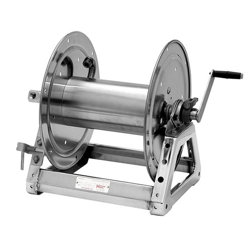 Enrouleur de tuyau - SS1500 series - HANNAY REELS - à manivelle / fixe / en inox