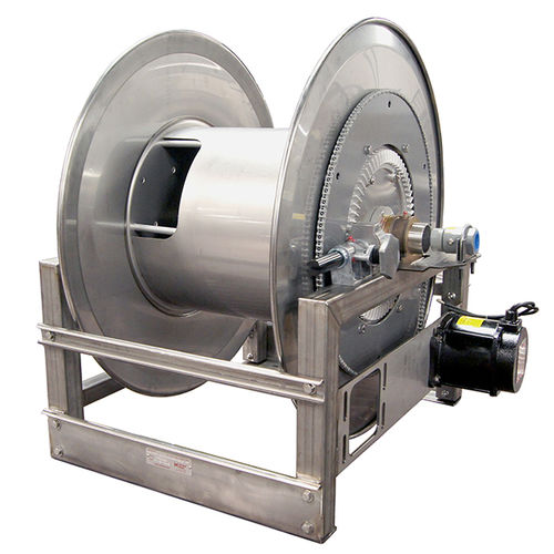 Enrouleur pour produits chimiques - CHC Series - HANNAY REELS - de tuyau / manuel / motorisé