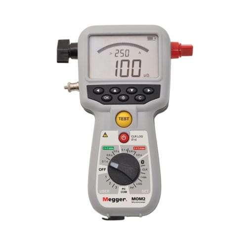 Micro-ohmmètre numérique - MOM2 - MEGGER - portable / 4 fils / à faible résistance