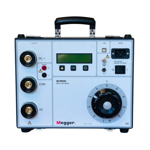 Microhmmètre numérique - MOM690 - MEGGER - portable