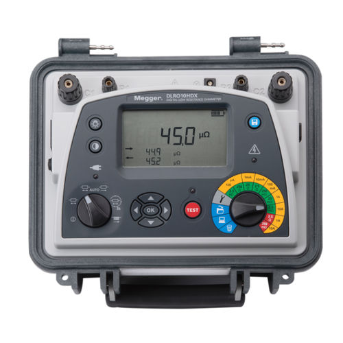 Ohmmètre numérique - DLRO10HD Series - MEGGER - sur table / à faible résistance / durci