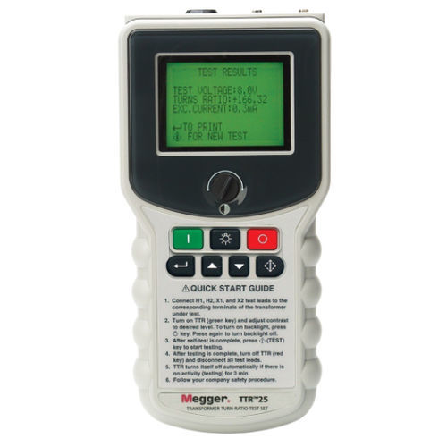 Ratiomètre numérique - TTR25-1 - MEGGER - pour transformateur