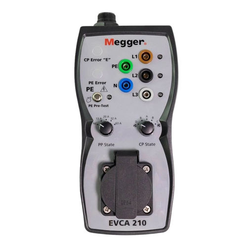 Adaptateur électrique pour station de charge électrique - EVCA210 - MEGGER - mâle / femelle / monophasé / triphasé