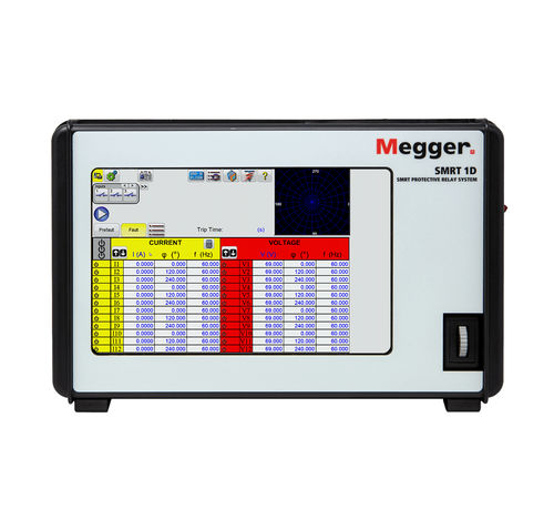 Système de test pour relais monophasé - SMRT1 / SMRT1D - MEGGER - de tension / de puissance / fréquence