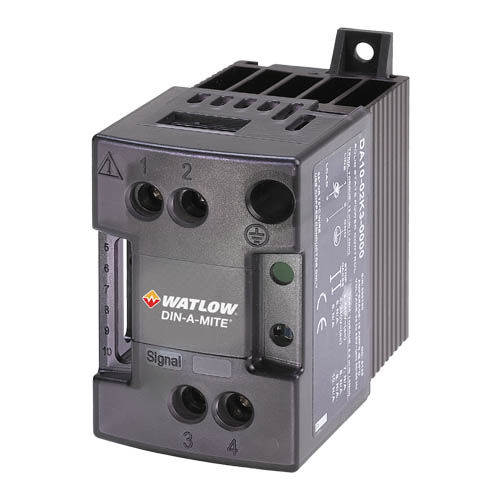 Contrôleur de puissance monophasé - DIN-A-MITE® A  - Watlow Electric Manufacturing Company - sur rail DIN