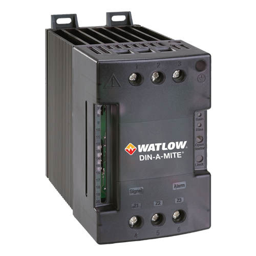 Contrôleur de puissance SCR - DIN-A-MITE® C - Watlow Electric Manufacturing Company - triphasé / monophasé / sur rail DIN