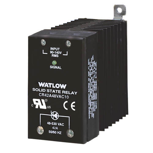 Relais statique AC - CZR  - Watlow Electric Manufacturing Company - compact / monophasé / sur rail DIN