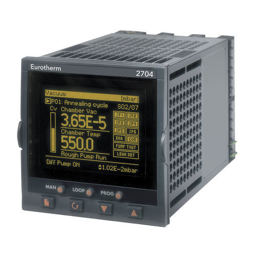 Contrôleur de température avec afficheur LCD - 2704 - Watlow Electric Manufacturing Company - programmable / de process / configurable