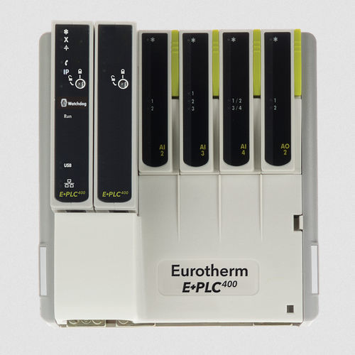 Automate programmable intégré - Eurotherm® E+PLC400 - Watlow Electric Manufacturing Company - sur réseau Ethernet / modulaire / de gestion