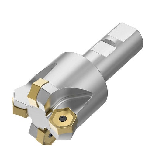 Fraise deux tailles - Dodeka™ KSHR40D0 series - Kennametal - à plaquettes amovibles / à surfacer / d'épaulement