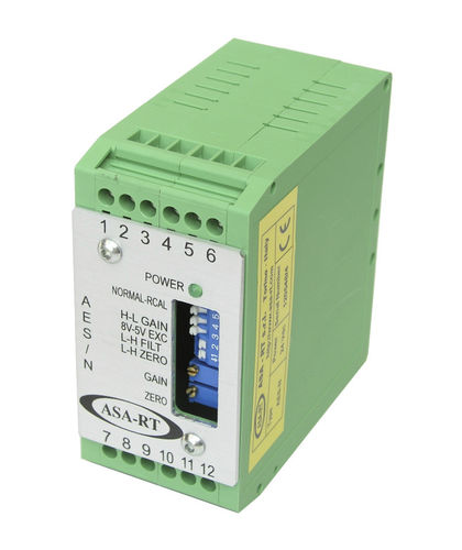 Amplificateur de signal - ADS-M - ASA-RT s.r.l. - électronique / pour capteur à jauge de contrainte / sur rail DIN