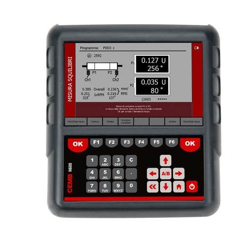 Analyseur de vibrations pour maintenance prédictive - N600 - CEMB - pour l'équilibrage / pour mesures environnementales / portable