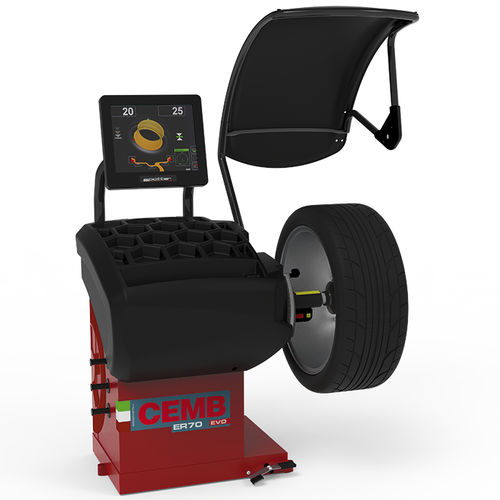 Équilibreuse de roues pour voiture - ER70 EVO - CEMB - avec écran tactile