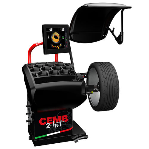 Équilibreuse de roues pour voiture - 2-HIT - CEMB - avec écran tactile