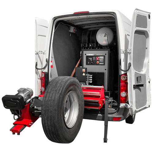 Démonte-pneu pour camions - SMT26 REVERSE - CEMB - automatique / électrohydraulique / mobile