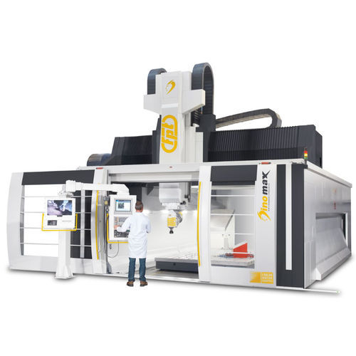 Fraiseuse CNC à portique mobile - DINOMAX - FPT INDUSTRIE - 5 axes / verticale / de découpe