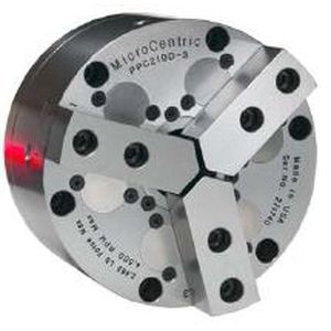 Mandrin automatique - PPC210D - Microcentric - 3 mors / pour usinage / de précision