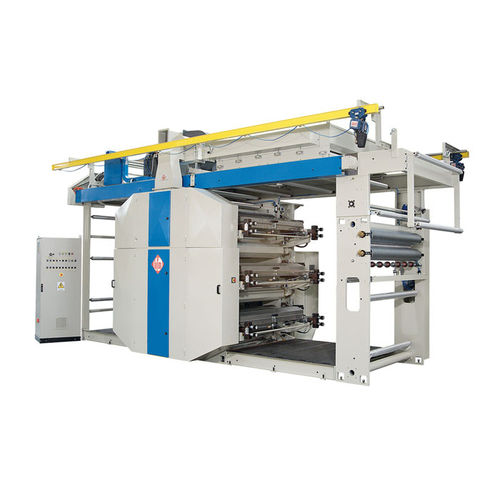 Presse flexographique en ligne - SIRIO 6 series - bfm S.r.l., Costruzione Macchine per Materie Plastiche - à 6 couleurs / sacs en plastique / pour sacs en papier