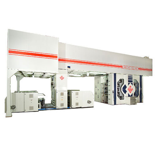 Presse flexographique à tambour central - Mercury 10 series - bfm S.r.l., Costruzione Macchine per Materie Plastiche - à 10 couleurs / pour film en plastique / pour papier