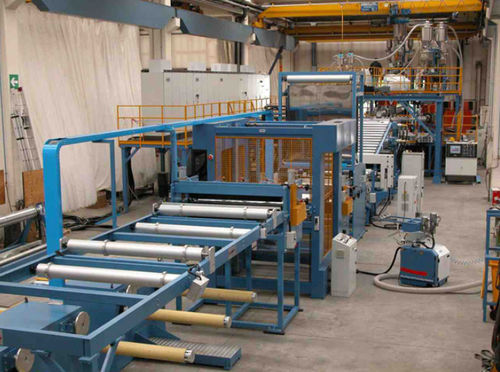 Ligne d'extrusion multicouche - B.G. PLAST S.r.l. - de film à plat / pour PET