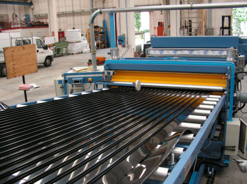Ligne d'extrusion de tuyau - V-STUD - B.G. PLAST S.r.l. - de plaques / de profilés / pour thermoplastiques
