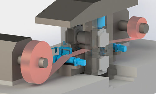 Système de mesure de planéité - VOLLMER - par contact direct / automatique / de bande