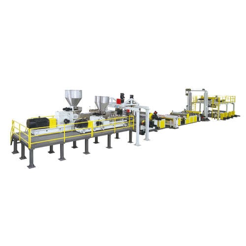 Ligne d'extrusion multicouche - JW series - Jwell Extrusion Machinery Co., Ltd., Shanghai - double vis / monocouche / avec écran tactile
