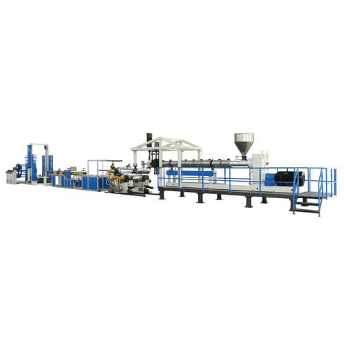 Ligne d'extrusion de plaques - CJWH75/40-1000 - Jwell Extrusion Machinery Co., Ltd., Shanghai - pour PLA
