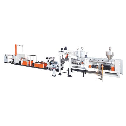 Ligne d'extrusion multicouche - JWS1 series - Jwell Extrusion Machinery Co., Ltd., Shanghai - de plaques / pour PP / pour PS