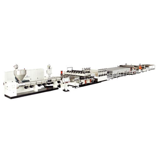 Ligne d'extrusion de plaques - JWS1 series - Jwell Extrusion Machinery Co., Ltd., Shanghai - pour PC / monocouche / à haut débit