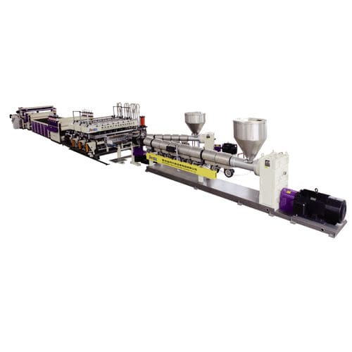 Ligne d'extrusion 3 couches - JWS130(80)-1320 - Jwell Extrusion Machinery Co., Ltd., Shanghai - de panneaux / pour PP