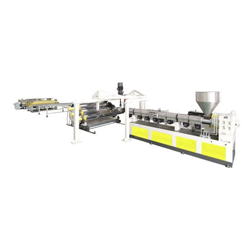Ligne d'extrusion de plaques - JW-1 series - Jwell Extrusion Machinery Co., Ltd., Shanghai - pour PC / de plaque ondulée