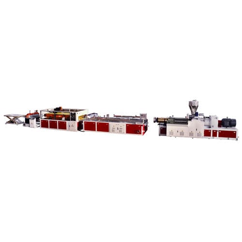 Ligne d'extrusion avec refroidissement à eau - SJZ series - Jwell Extrusion Machinery Co., Ltd., Shanghai - double vis / bivis conique / de panneaux